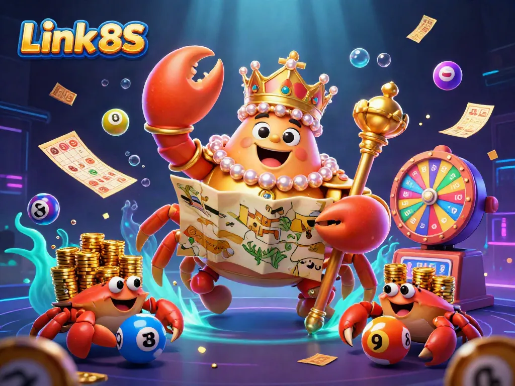 Engage with winning excitement in Link 8S through vibrant illustrated casino elements