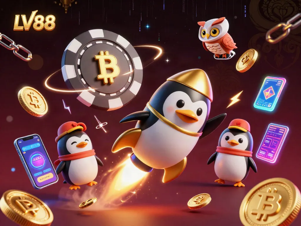 Engage with LV88's exciting gaming world through vibrant, high-energy casino visuals.