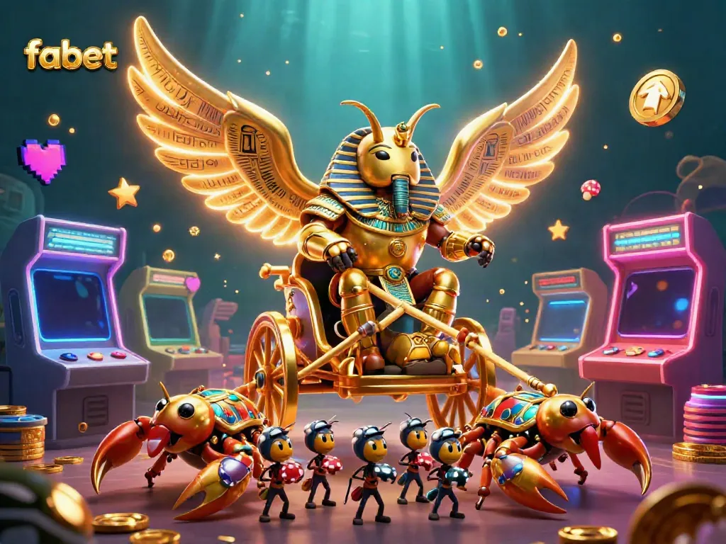 Experience thrilling gameplay at fabet with vibrant 3D visuals and exciting casino elements.