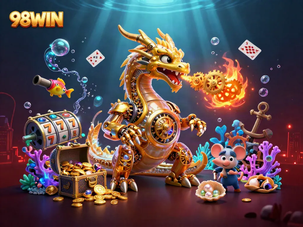 Experience thrilling excitement at 98WIN with a colorful and action-packed underwater gaming adventure.