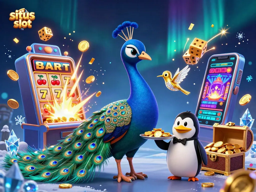 Experience winning with situs slot games featuring dynamic characters and exciting casino elements.