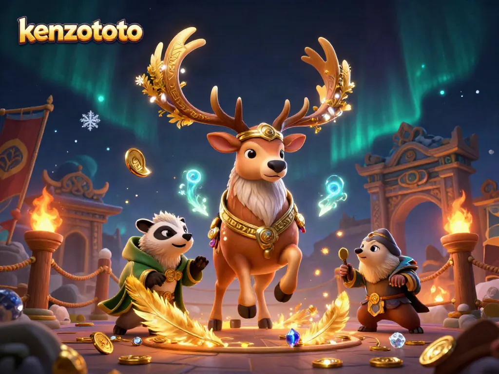 Engage with kenzototo's magical gaming world featuring vibrant characters and rich gaming elements.
