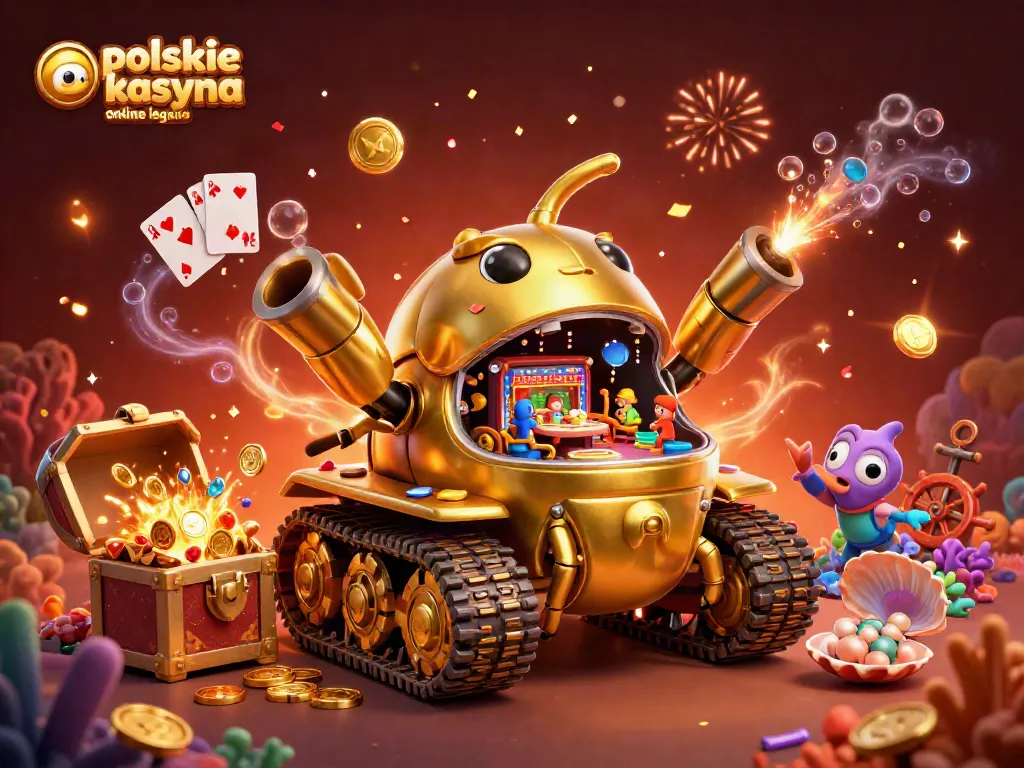 Experience polskie kasyna online legalne through a vibrant 3D casino scene full of excitement and confetti!