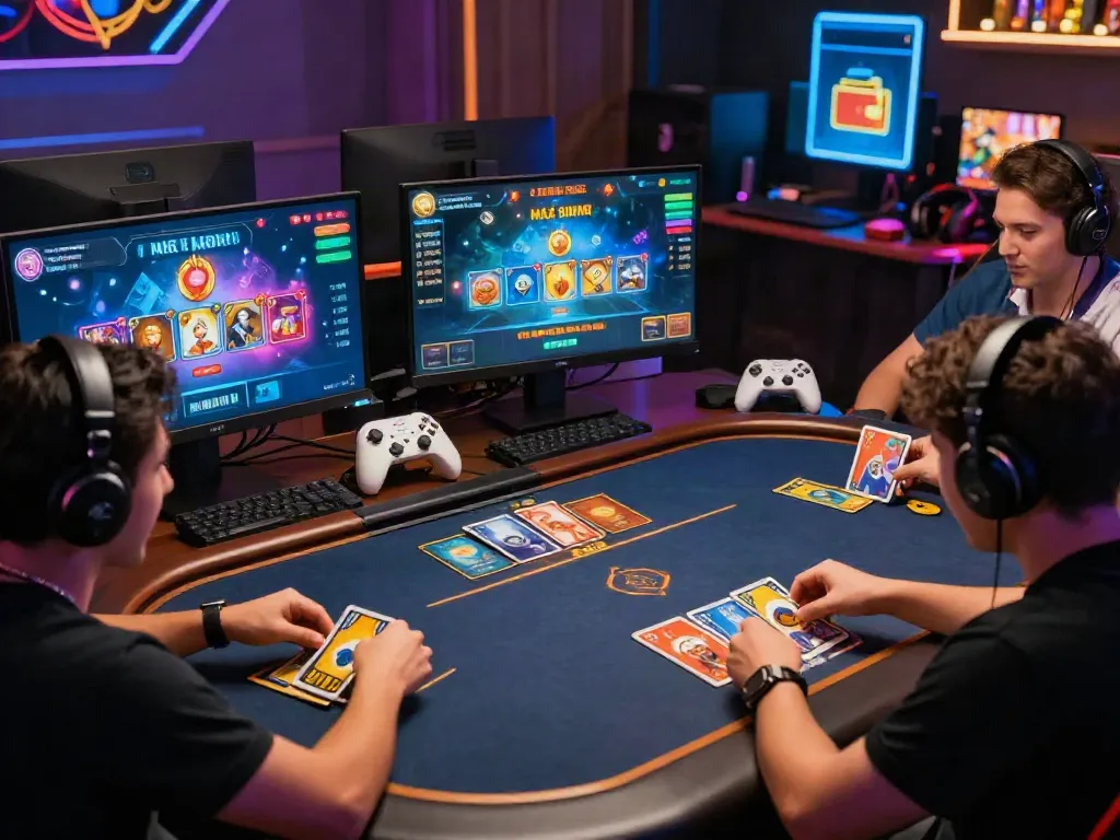 Engaged players at https://hitclubt3.com/ enjoying vibrant online gaming experience with strategic card games.