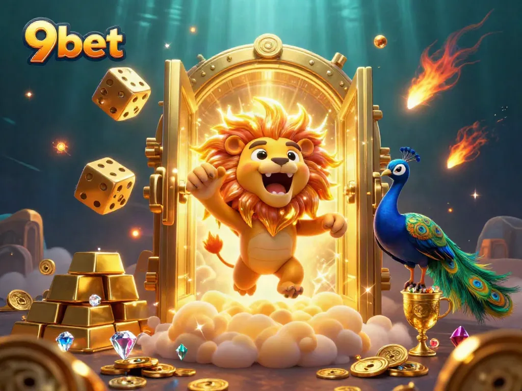 Engage in thrilling gaming experiences with 9bet, featuring vibrant casino elements and a dynamic atmosphere.