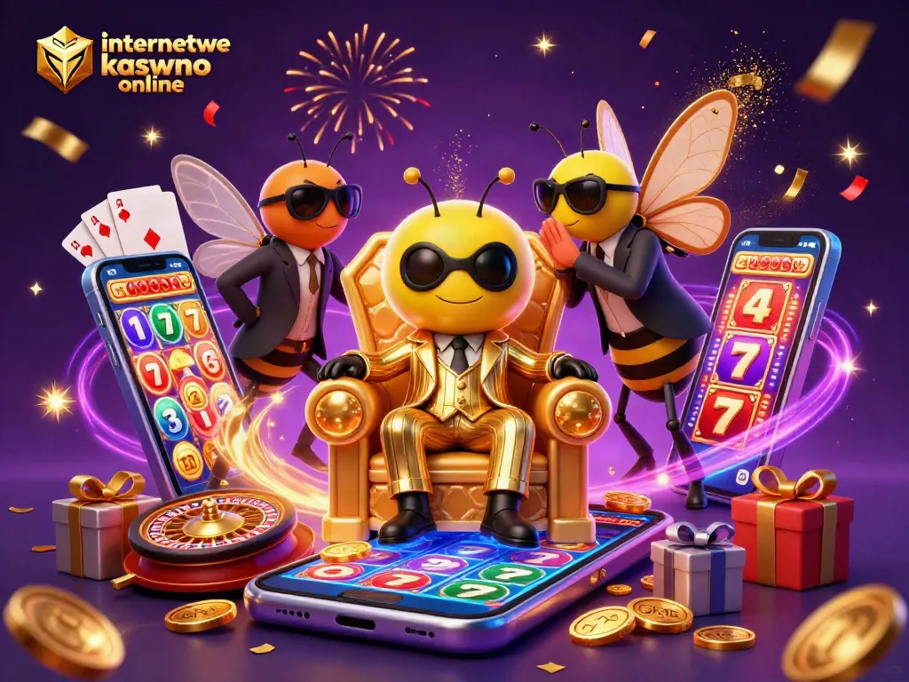 Engage with thrilling gameplay at internetowe kasyno online featuring vibrant slot games and animated characters.