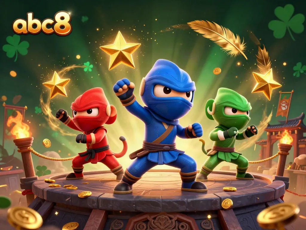 Watch abc8's ninja chameleon team celebrates with dynamic casino-themed action and vibrant visuals.