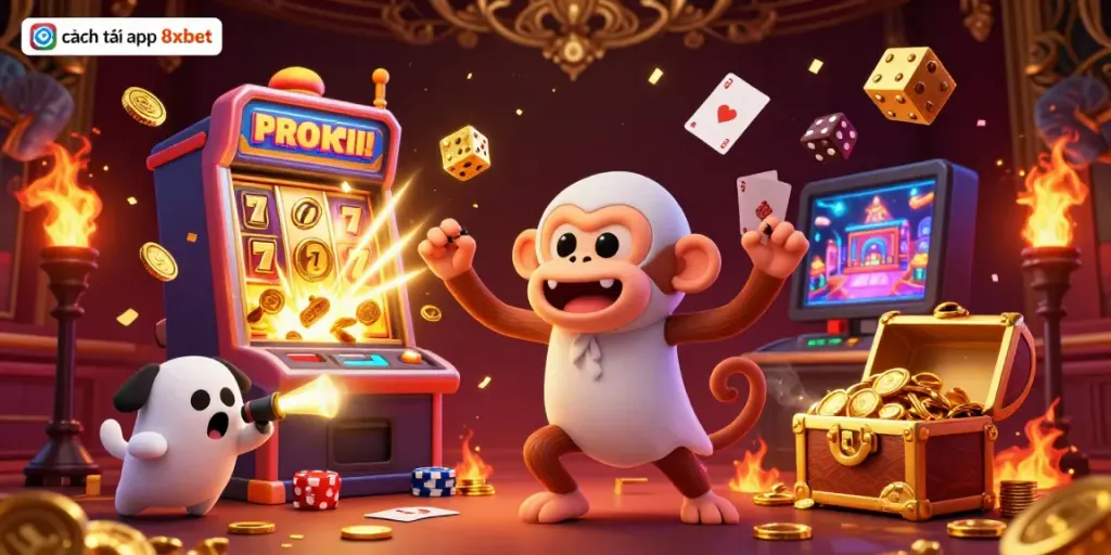 Experience how to download the cách tải app 8xbet in this captivating casino scene filled with excitement.