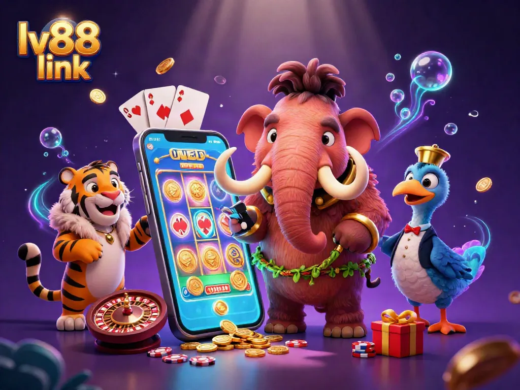 Play slots and win with the vibrant lv88 link as the mammoth bouncer checks IDs at the casino