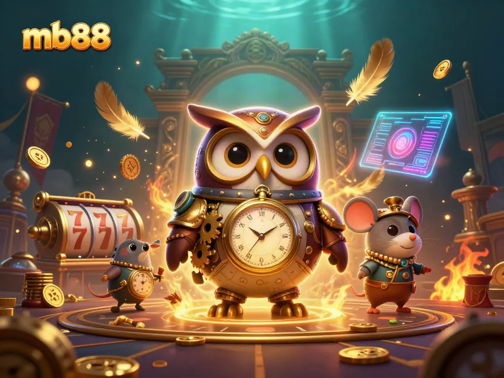Experience the thrill of casino action with mb88, where the steampunk owl and mouse unveil exciting rewards.