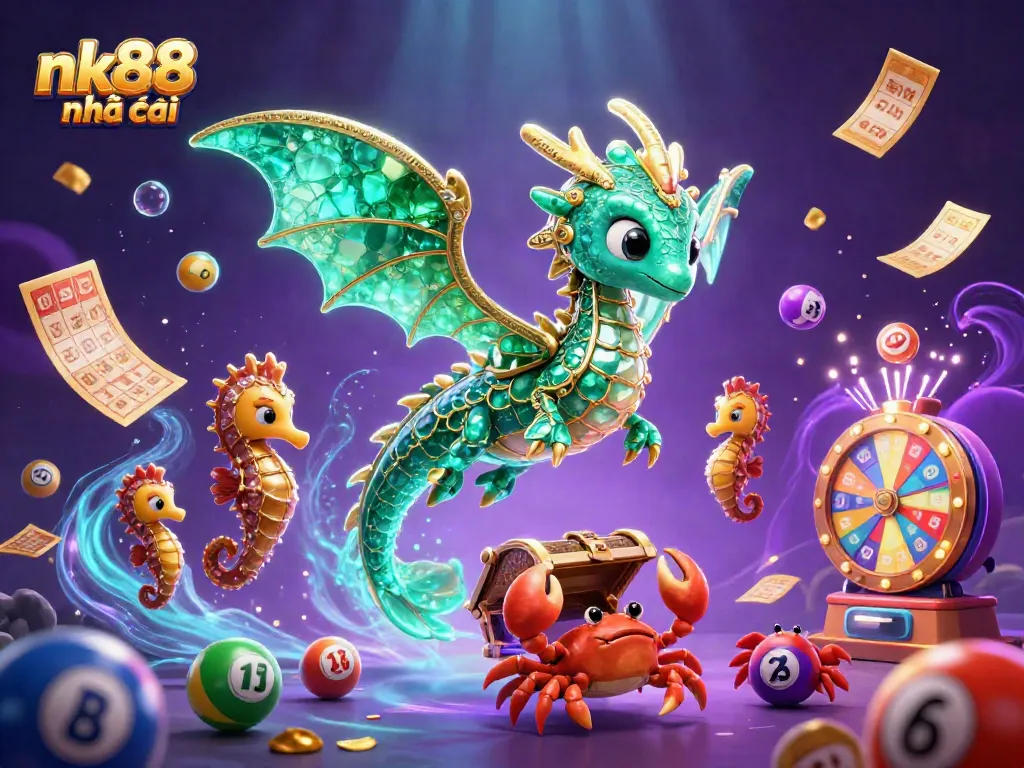 Engage with exciting gameplay at nk88 nhà cái featuring vibrant lottery elements and underwater treasures.