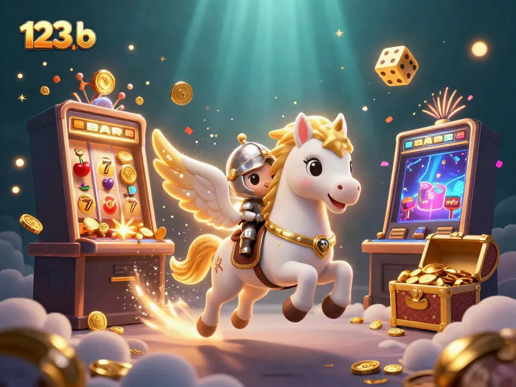 Experience thrilling jackpots with 123 b and stunning casino games in a vibrant scene.