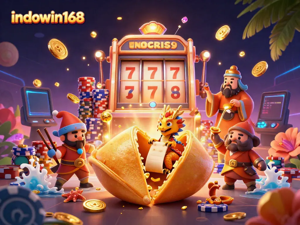 Mengalami keseruan bermain di indowin168 dengan simbol keberuntungan dan jackpot berkilau di slot mahjong.